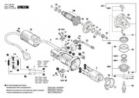 Bosch 3 601 C96 0K0 GWS 900-100 Angle Grinder Spare Parts